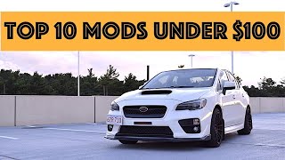 Top 10 WRX/STI Mods UNDER $100! | 2015+ Subaru WRX & STI