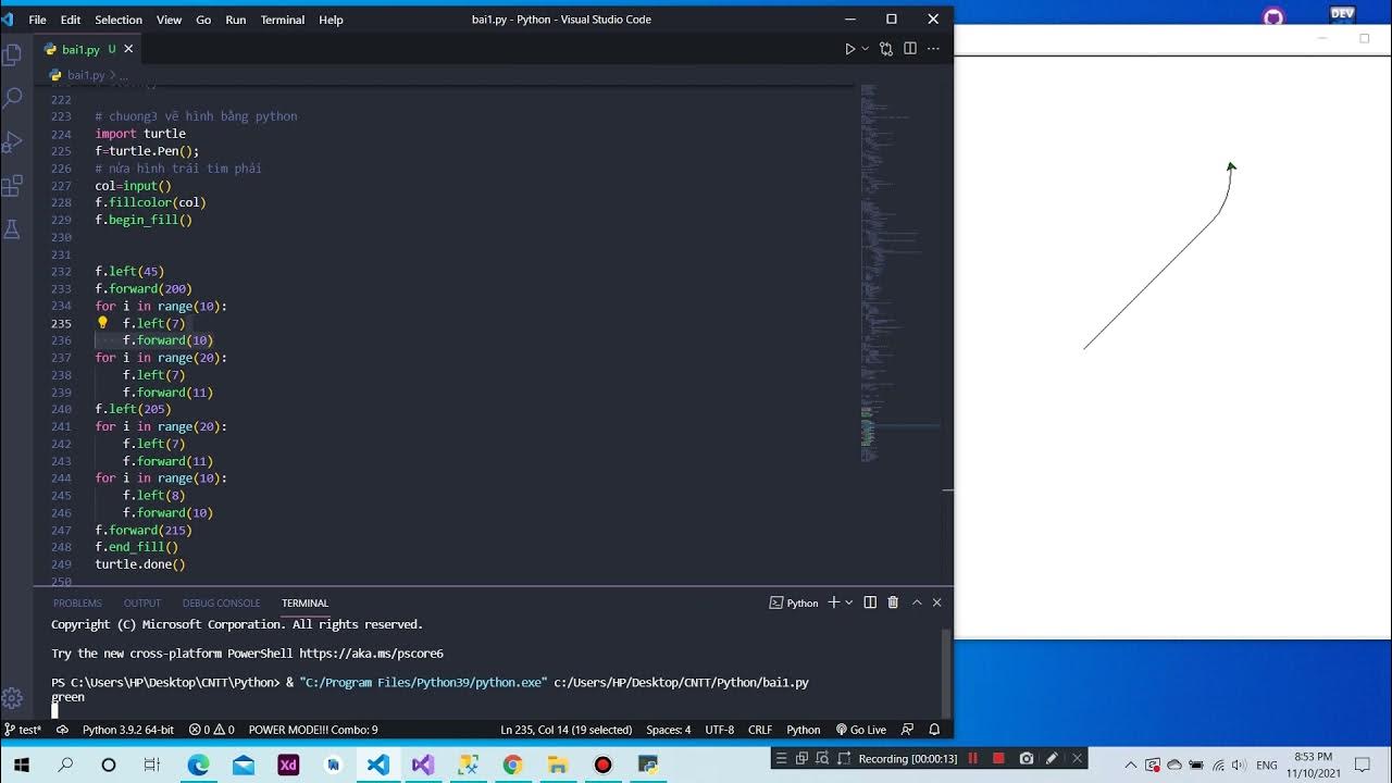 Vẽ Hình Trái Tim Bằng PyThon 20 dòng code - YouTube