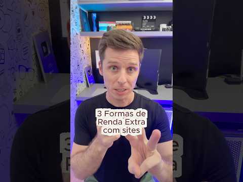 3 formas de fazer RENDA EXTRA com Sites! #shorts