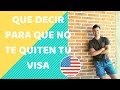 Lo que realmente te preguntan en el avion teniendo visa de turista.