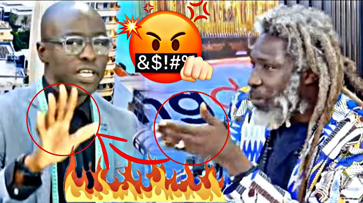 Débat très tendu entre Jewrine Ndiassé et Cheikh Thiam en direct sur le plateau