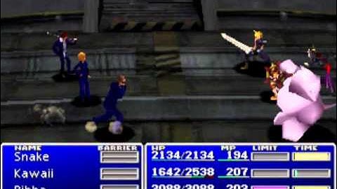 FFVII - Limit Breaks Only Challenge, Part 34: The Turks
