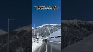 ❄️ Sonamarg in winter feels unreal… like walking inside  snow #nature #explore #love #travel #trip