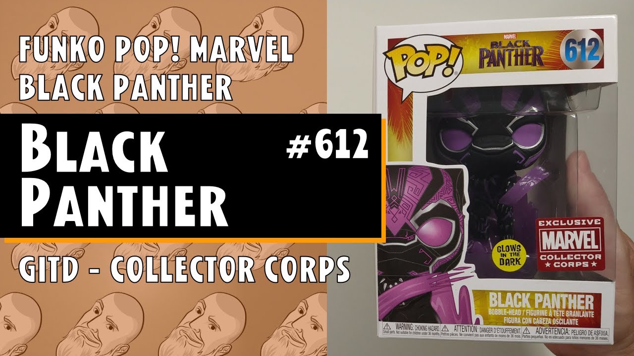 Funko Pop Marvel - Black Panther - GITD 