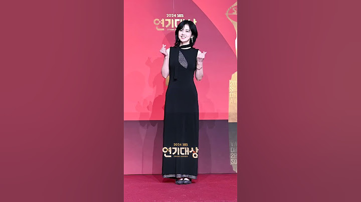 드레스 입은 차 변호사는 처음이지? 굿파트너 장나라의 '2024 SBS 연기대상' 포토월 직캠📸✨ | 2024 SBS 연기대상 | SBS