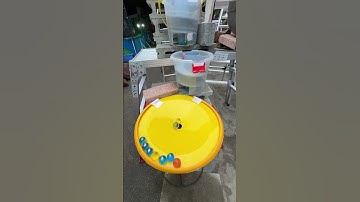 Marble run (wooden course with triple rotating funnel device) #1 #ASMR