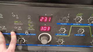 MIller Syncrowave 250DX Tig Welder Arc Time and Cycles