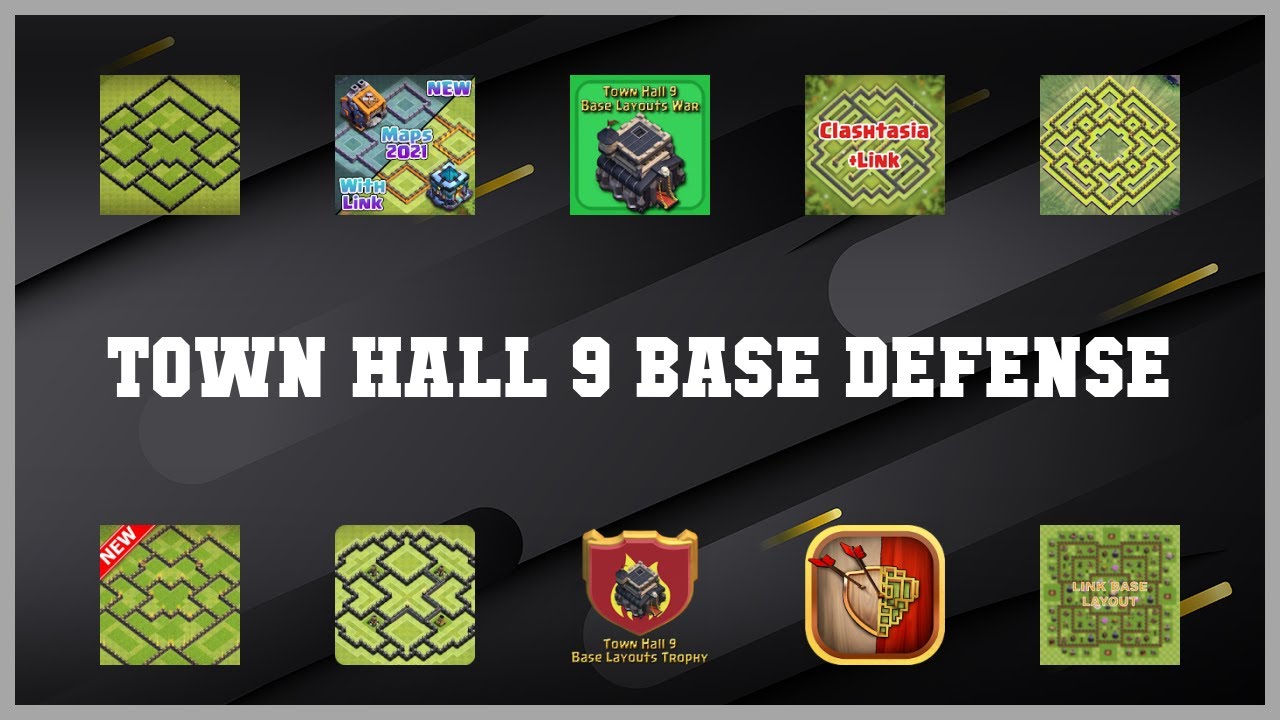 Top rated 10 Town Hall 9 Base Defense Android Apps - YouTube