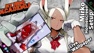 Rabbit HERO - Mirko - Live Wallpaper & Android setup - Customize your Homescreen- EP174 (MHA Theme) screenshot 3