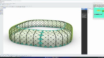 Dynamic #parametric  Canopy with Kinetic Facade - Exploring Animated Patterns