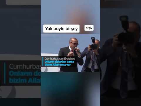 RECEP TAYYİP ERDOĞAN-ONLARIN DOLARI VARSA BİZİM ALLAH'IMIZ VAR DEDİ #shorts #keşfet #2022 #akp