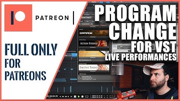 #6 - How to use VST Program Change in Studio One 4 for LIVE SESSION - Studio One Tutorial