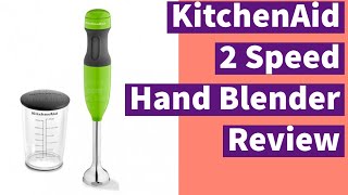 KitchenAid 2 Speed Hand Blender Review and Demo | Kitcheniest