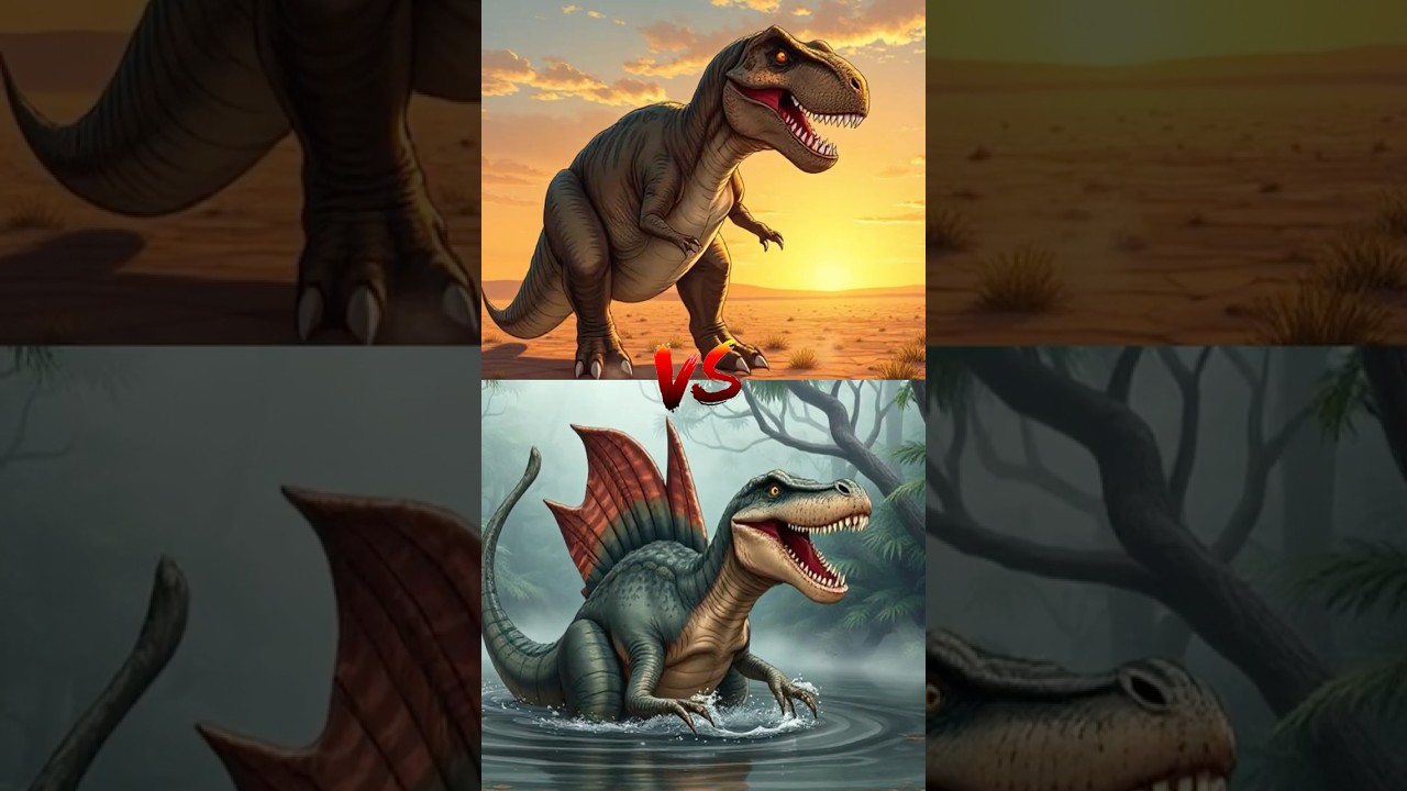 T-Rex vs Spinosaurus மோதிக்கொண்டால் எது வெல்லும் | T-Rex vs Spinosaurus Who Would Win
