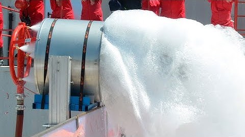 Foam fire generator initial test |Foam generator firefighting | What is foam generator? | foam use