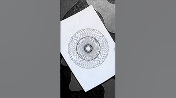 Amazing Spirograph Art Without a Spirograph! #spirograph #asmr #satisfying #shorts #relaxing #usa
