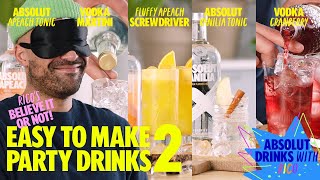 EASY PARTY DRINKS 2: RELOADED | Absolut Drinks with Rico