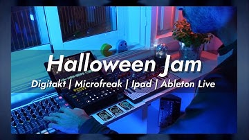 Dark Jam with Elektron Digitakt, Arturia Microfreak and Samplr