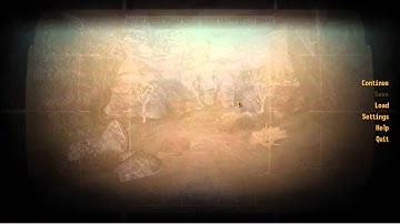 Bug Fallout 3 new vegas menu screen bug