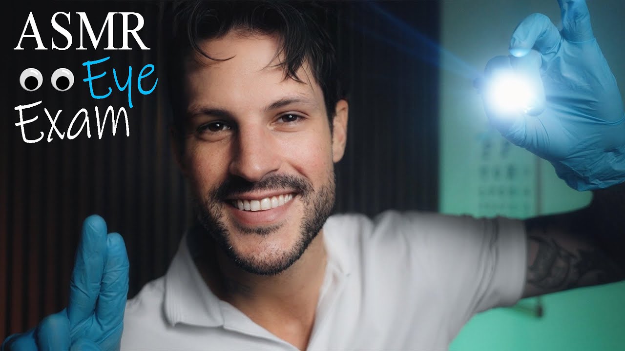 Thorough ASMR Eye Exam for Tired Eyes