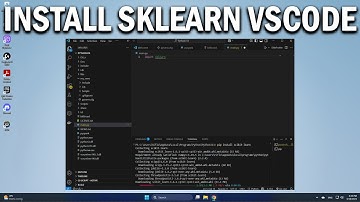 How To Install SKLearn Scikit learn in Visual Studio Code - Easy Fix