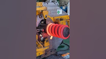 Forging the Backbone of Trains: The Making of Heat-Treated Suspension Springs #process #machine