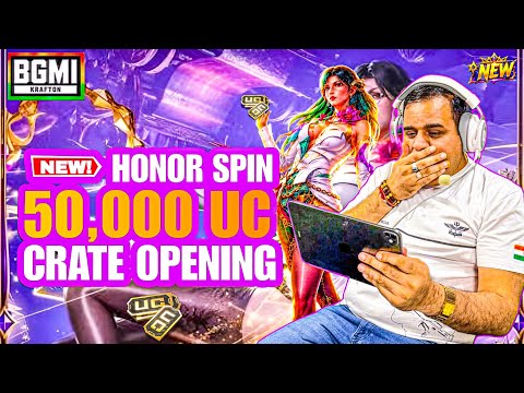 😱50,000UC CRATE OPENING | MAFIABROTHERYT| NEW HONOR SPIN CRATE OPENING🥰