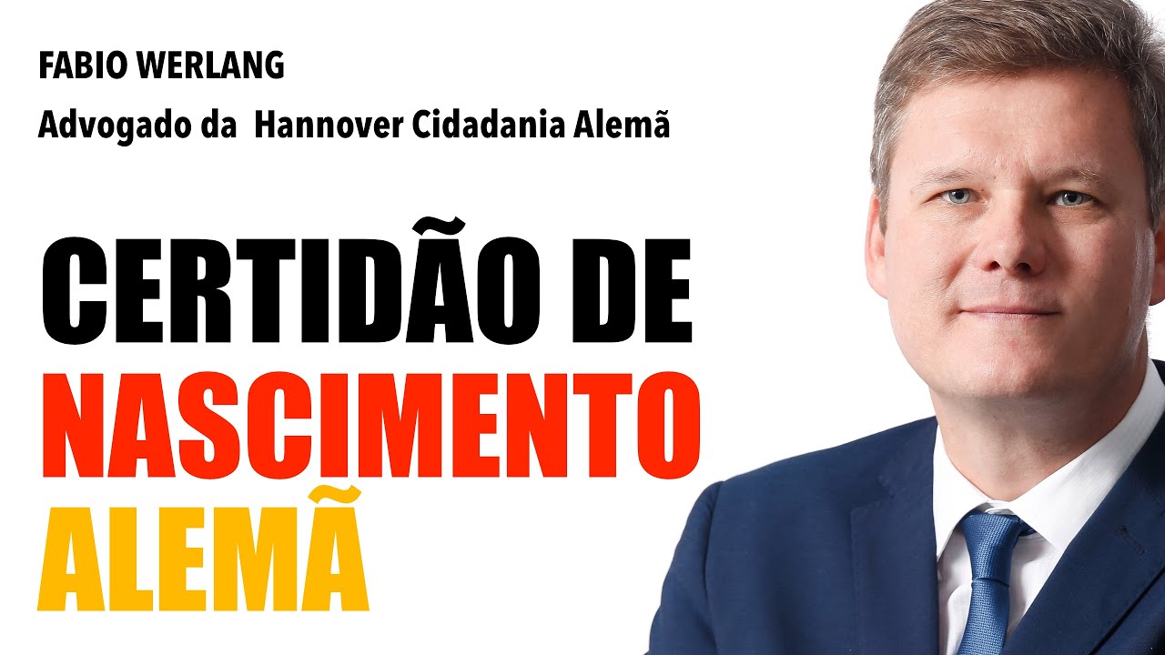Certid o de nascimento alem youtube