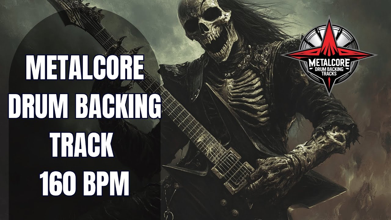 160 BPM Metalcore Drum Track – High-Energy Groove for Fast Riff Practice