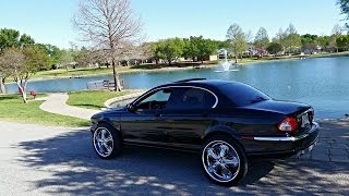 D-RICHs Jaguar X Type on Dub Floaters w/ commentary