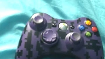 Custom Digital Camo Xbox360 Controller