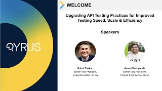 Upgrading API Testing Practices for Improved Testing Speed, Scale & Efficiency Wealth