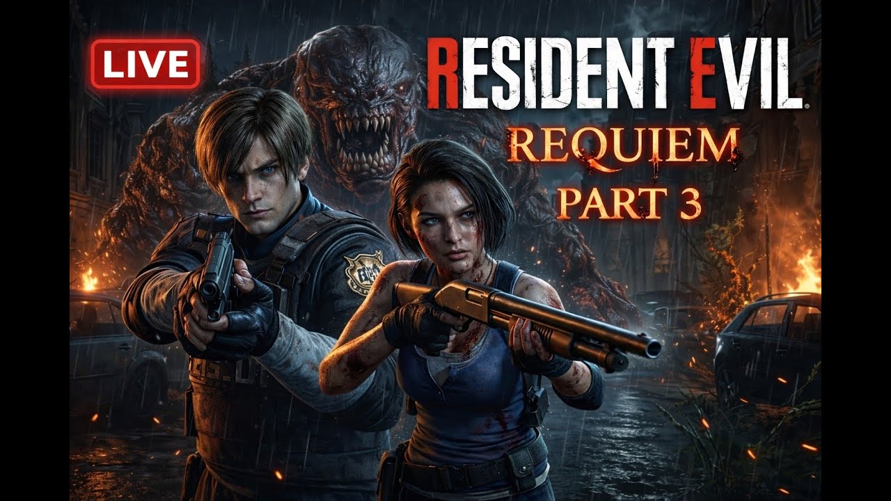 Resident Evil Requiem PART 3 🔴 LIVE | I am Scared - YouTube