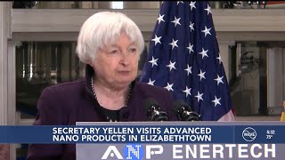 Secretary Yellen visits Advanced Nano Products in Elizabethtown