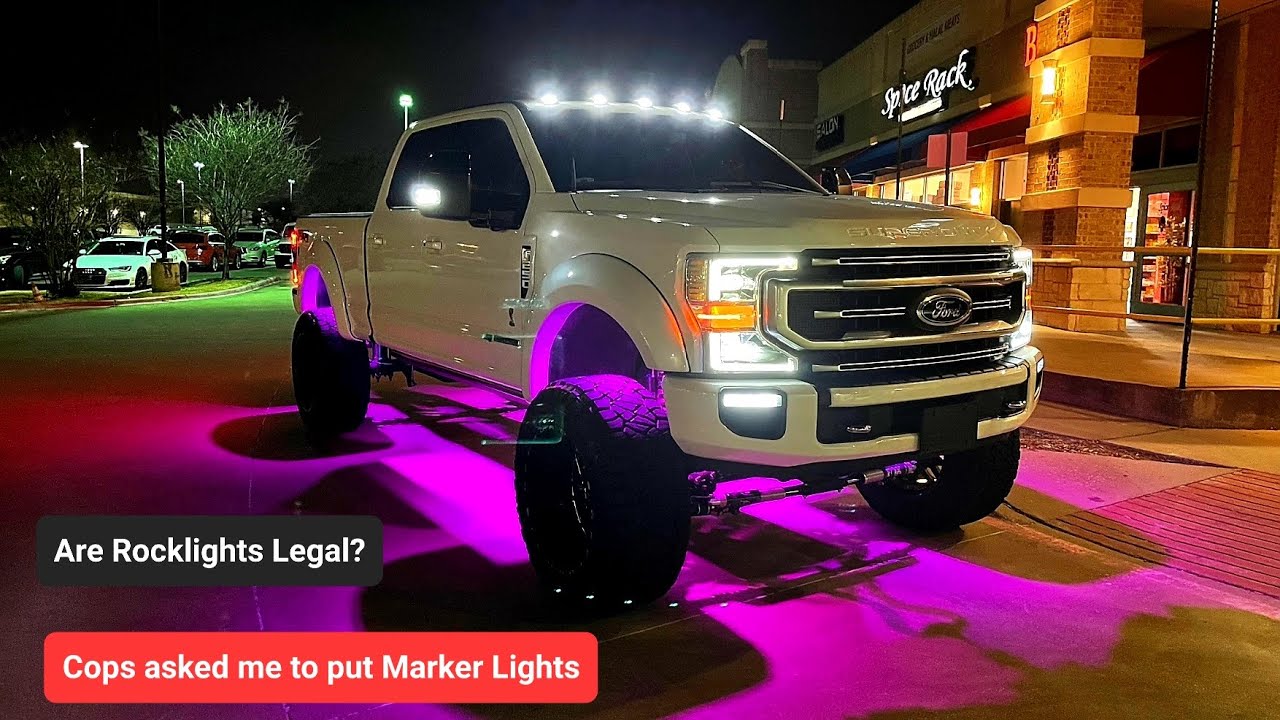 All Lighting Mods on F250 Superduty - Marker Lights/Rock Lights - Mictuning and Cab Over America