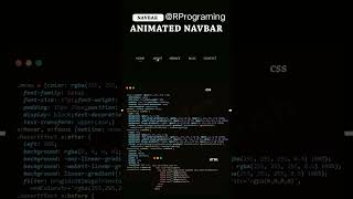 Animated nav bar create using html css #animation #animated #navbar #create #using #html #css