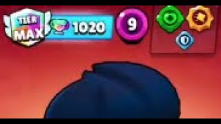 Solo Showdown using Power 9 Bibi⚾ 1000 Trophies🥳🎉🎊 (Tier Max) - Brawl Stars💀⭐ #brawlstars