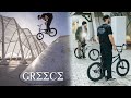 Riding BMX in Athens, Greece