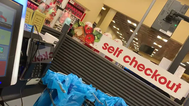 Toshiba self checkout at giant eagle 🦅 market district Oxford drive bethel park pa