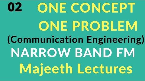 Narrow Band FM- OCOP 02-TRB Polytechnic ECE