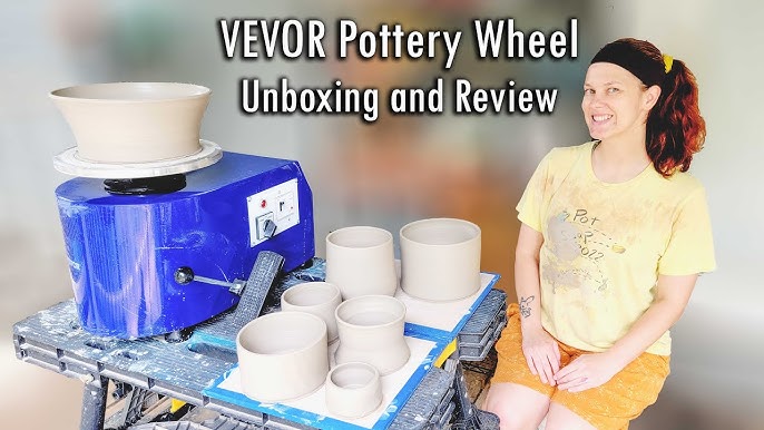 Vevor pottery wheel full review, reaction to my first cheap pottery