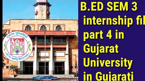 B.ED SEM 3 internship file part 4 in Gujarat University in Gujarati, teacher observation by susmit p