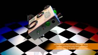 Comparison Nvidia Mental Ray and Chaos Group V-ray test 001