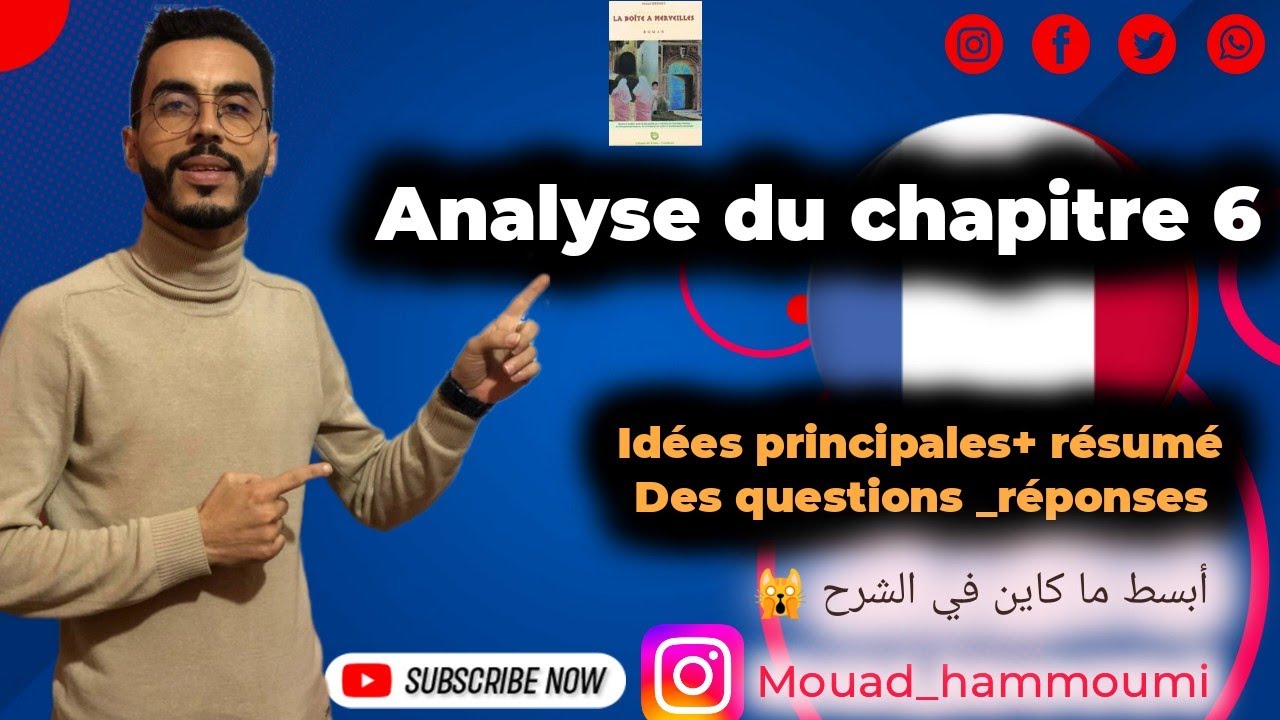 1BAC: Chapitre 6 de la Boîte à Merveilles🔥 Idées principales_résumé_Questions et réponses
