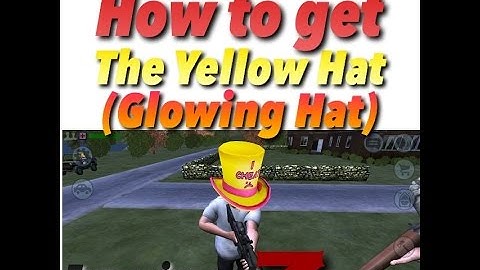 Experiment Z Yellow hat | How to get the glowing hat experimentZ | Android Only