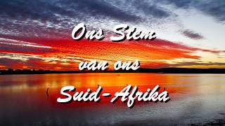 Die Stem van ons land Suid Afrika