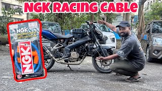 NGK Racing Cable Installation | Performance Mods | Pulsar Ns 200 