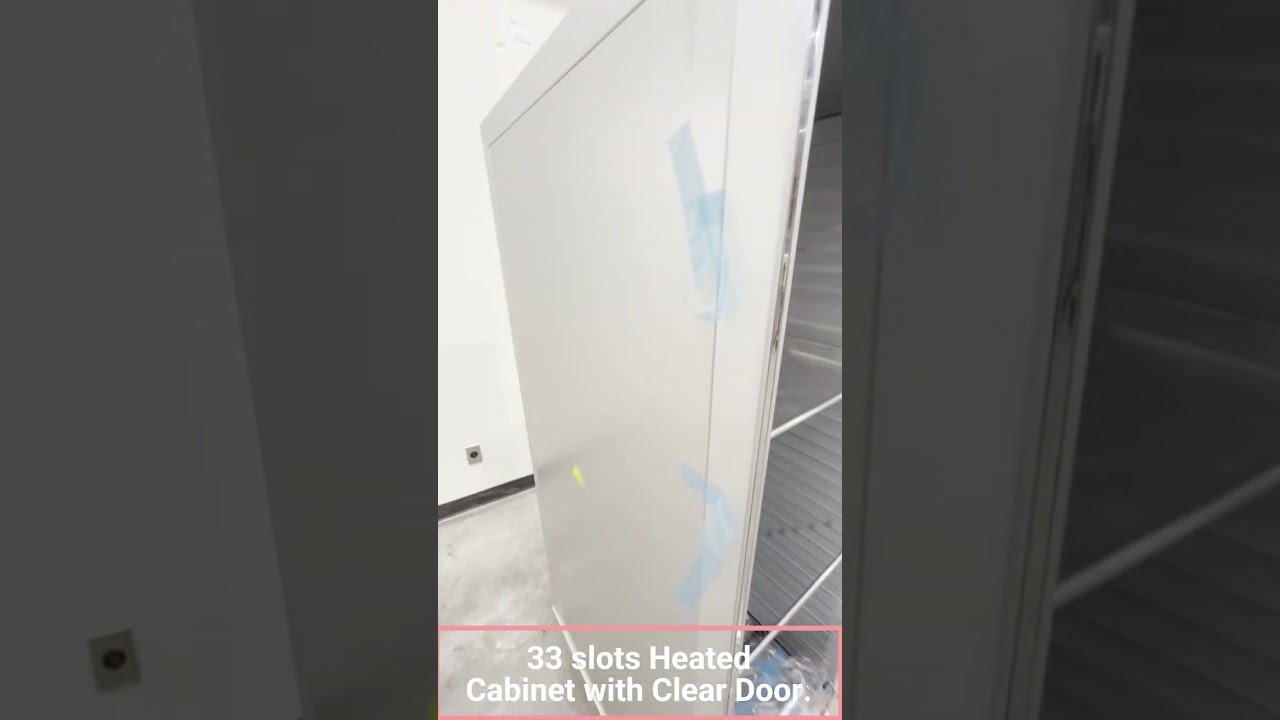 Full size 33 slots Insulated Heated Holding Cabinet with Clear Door