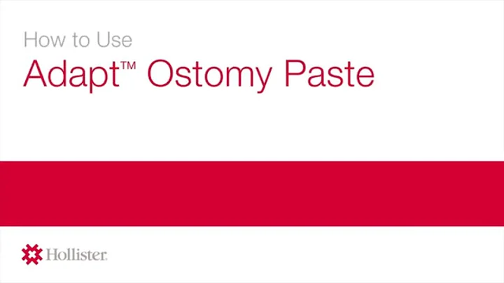 How to use Adapt™ Ostomy Paste | Hollister
