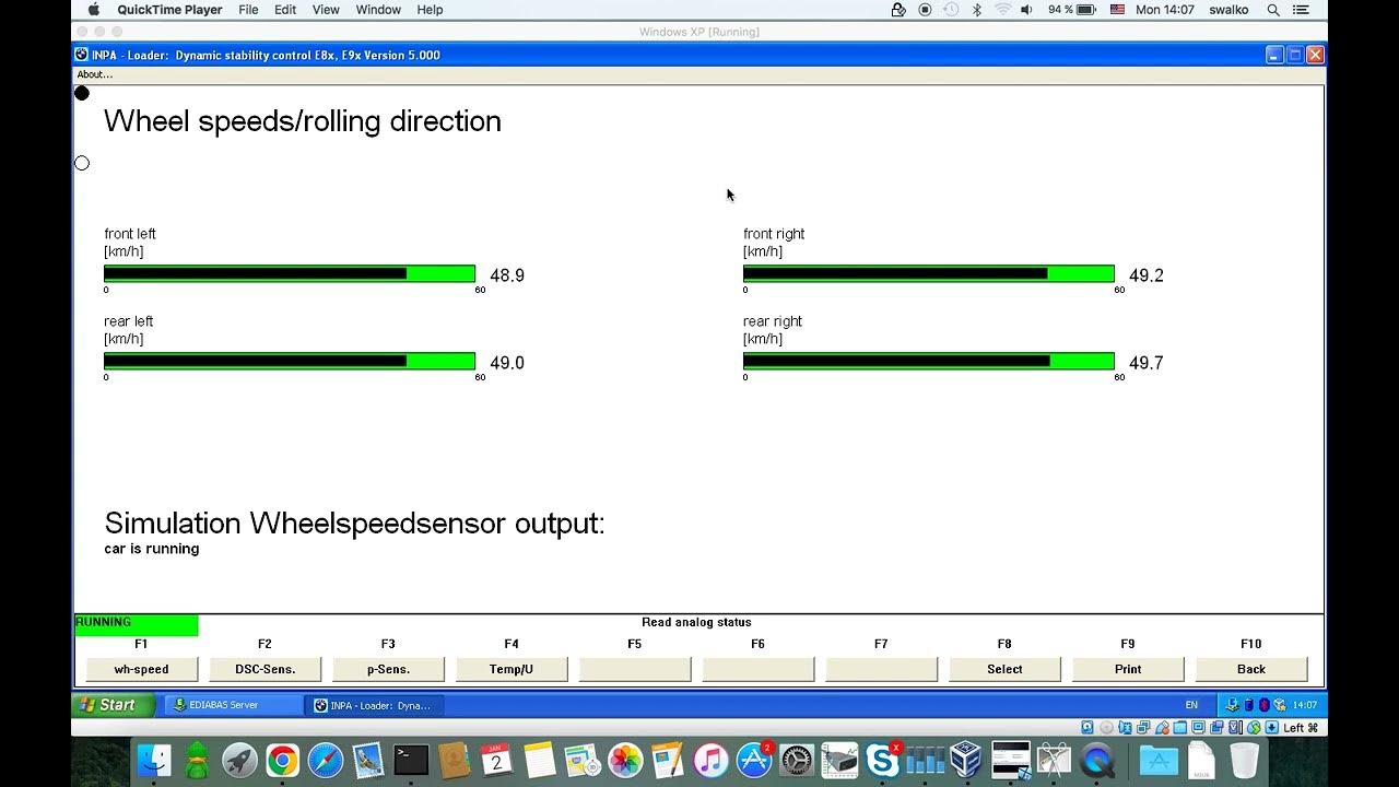 E90 320D INPA ABS sensor problem YouTube